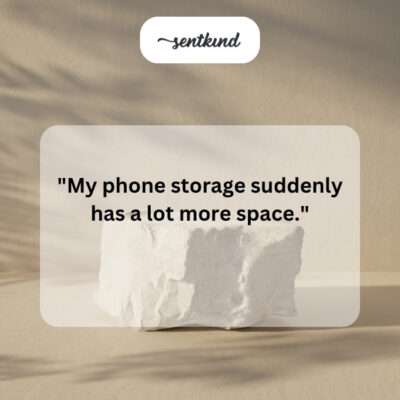 More phone space.