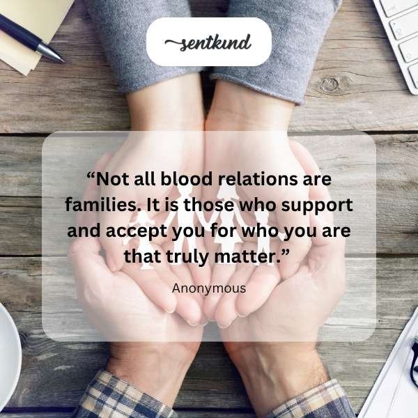 A lone figure is depicted struggling on the ground while several static silhouettes stand nearby, passively observing.