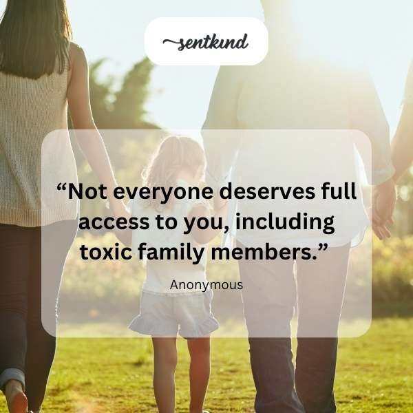 A solitary figure walks away from a tangled, thorny structure representing toxic family roots towards a calm, bright horizon.