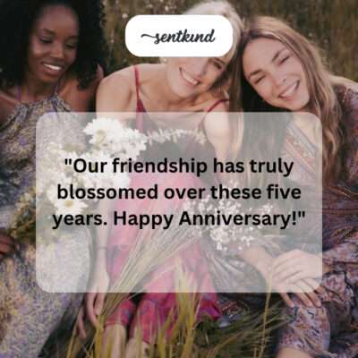 Blossomed friendship.