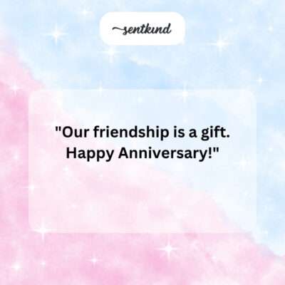 Friendship a gift.