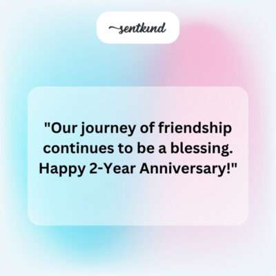 Friendship a blessing.