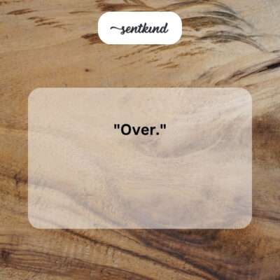Ended.