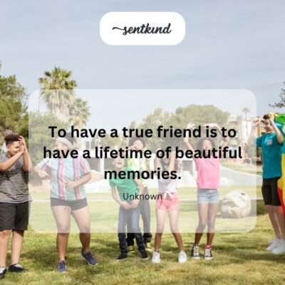 True friend, beautiful memories.