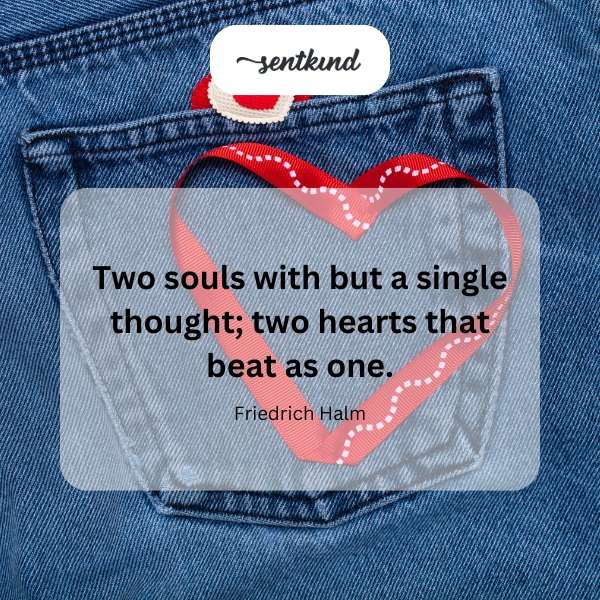 Intertwined hearts symbolizing a deep connection and unity.