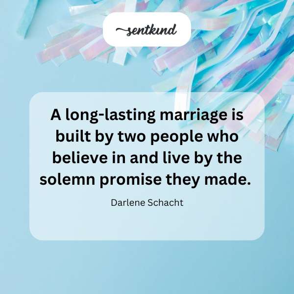 A couple holding hands represents commitment in a lasting marriage.