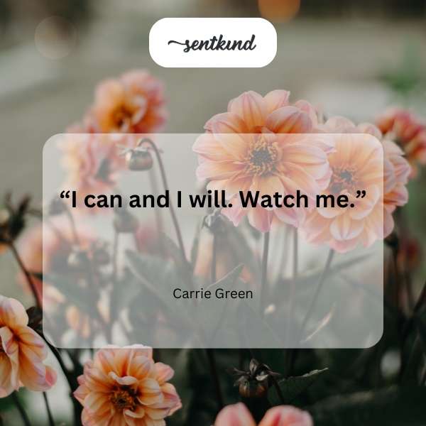 A determined person confidently moving forward.