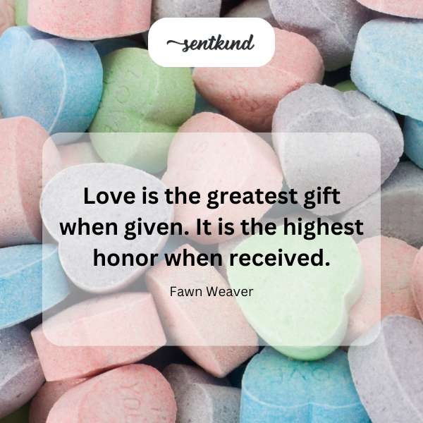 A warmly lit gift box with a glowing heart emanating from within.