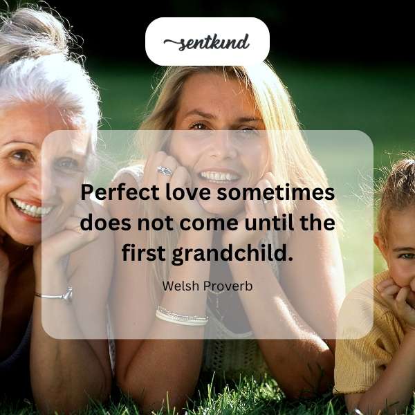An elderly person is holding a baby, gazing at the child with a look of profound tenderness and joy.
