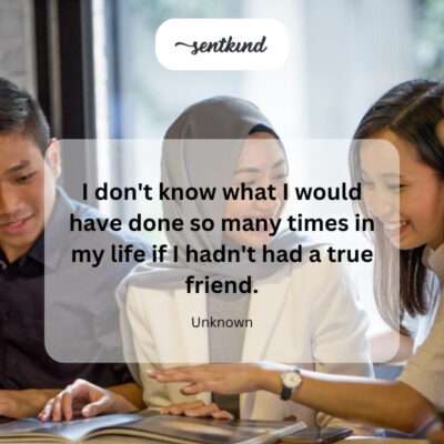 Need true friend.