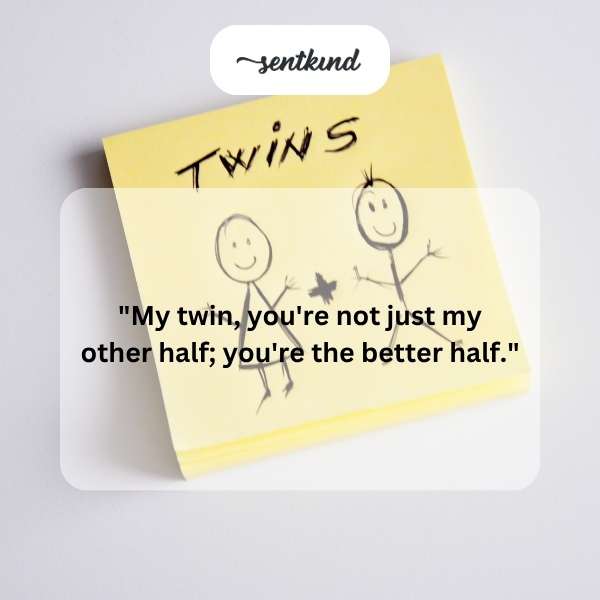 Two identical figures stand back-to-back, one casting a brighter shadow.