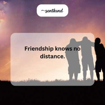 Boundless friendship.