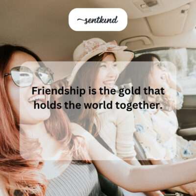 Friendship as global glue.