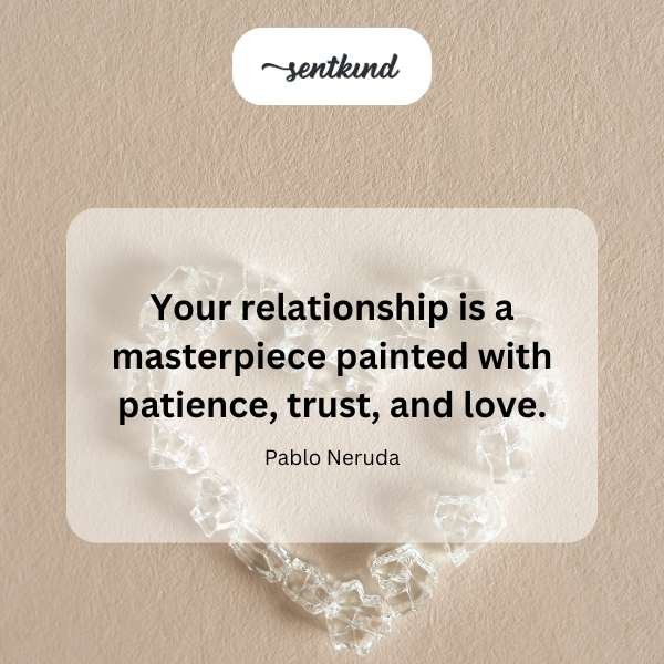 A heart symbol is formed by two hands joining together, representing commitment and compassion.
