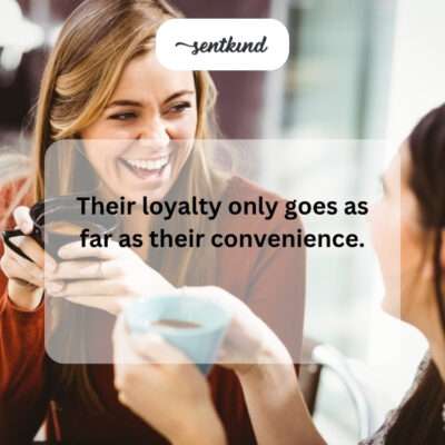 Loyalty limited by convenience.