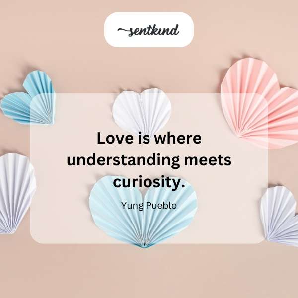 Abstract illustration of two overlapping paths converging into a radiant heart.