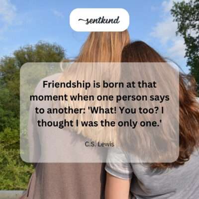 Friendship born.