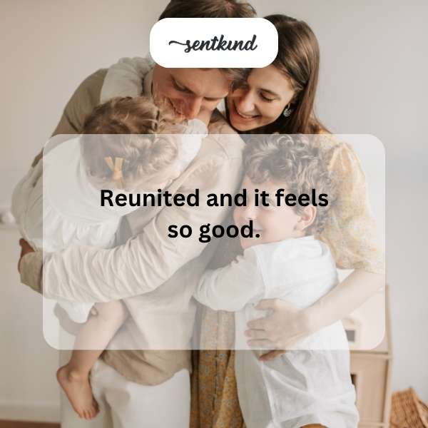 A multigenerational family embraces warmly, symbolizing their strong bond.