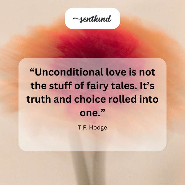 A person embracing another tightly conveys unconditional love.