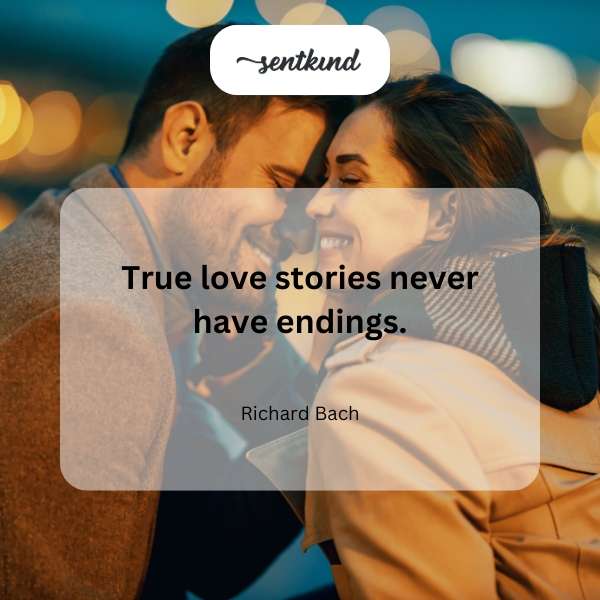 A couple gazes lovingly into each other's eyes amidst a sunset.