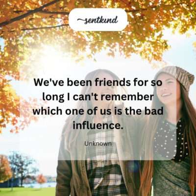 Bad influence friends.