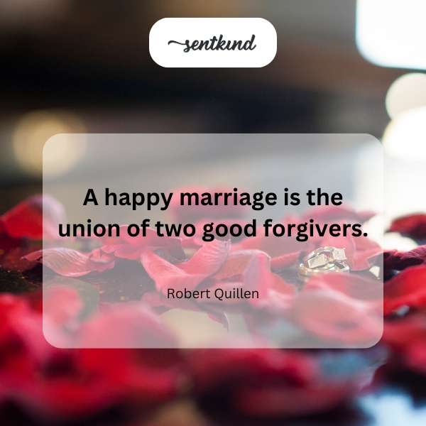 Two intertwined hearts symbolize forgiveness in a happy marriage.
