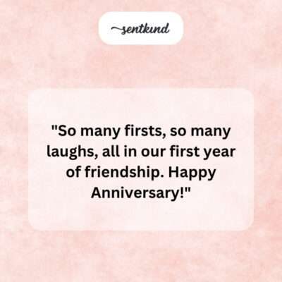 Many firsts, laughs.