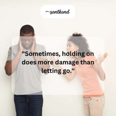 Hands letting go of rope