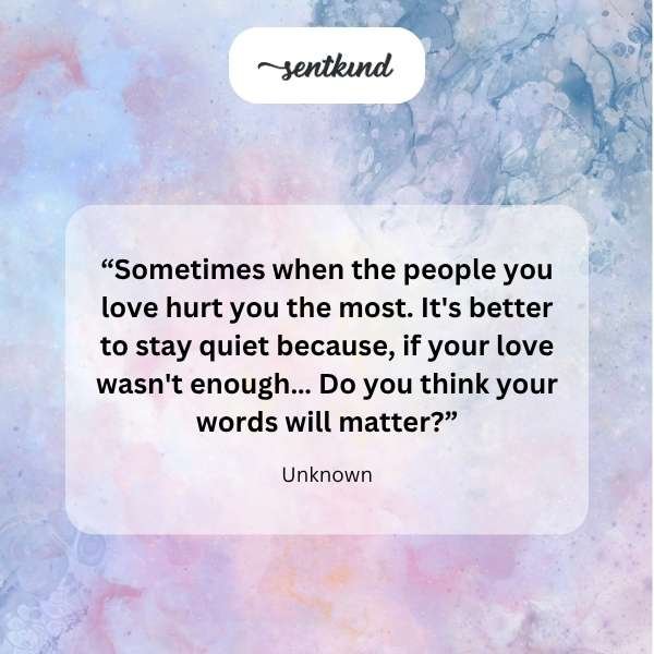 A fractured mirror reflects a distorted image of a person, symbolizing the transformative effect of past hurts.