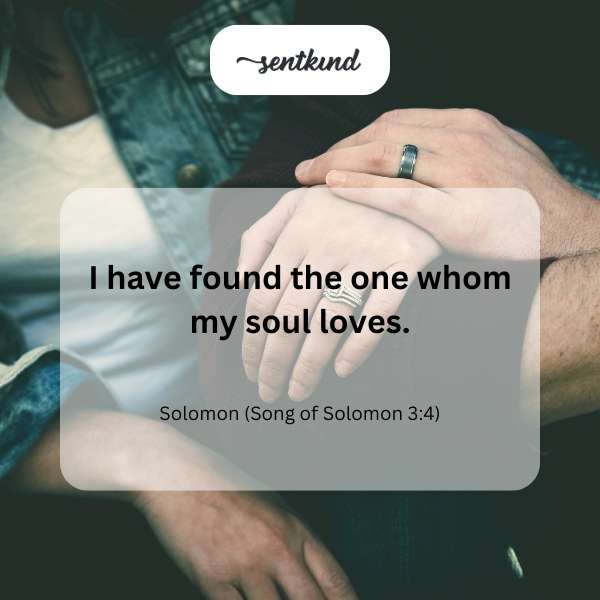 A couple embraces, symbolizing a deep connection.