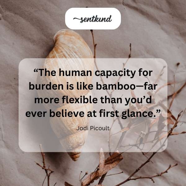 A bamboo stalk bends gracefully in the wind, showcasing its flexibility.