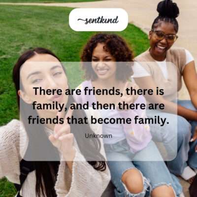 Friends become family.