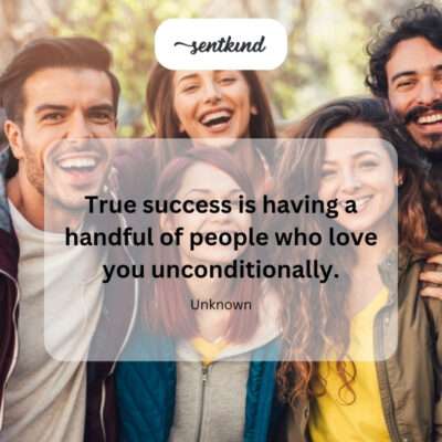 Unconditional love.