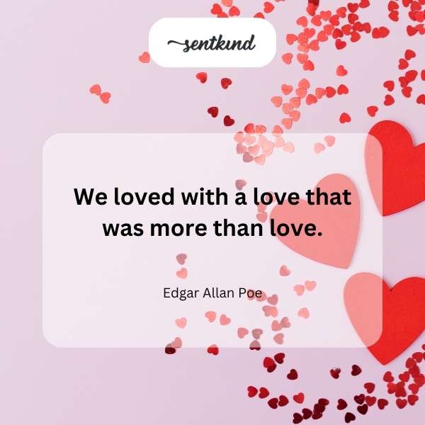 Two intertwined hearts symbolize profound affection.