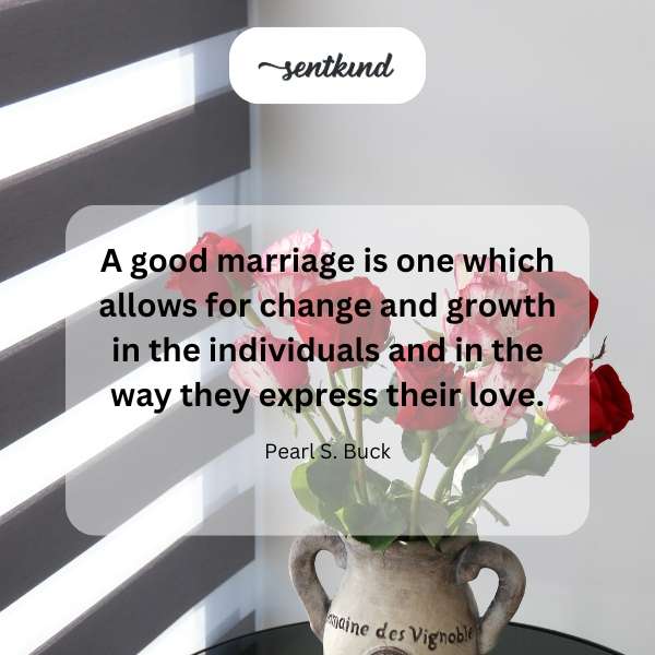 Two intertwined trees representing growth and change in a thriving marriage.