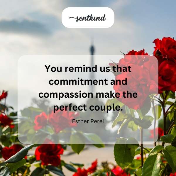 A heart made of intertwined hands symbolizes commitment and compassion.