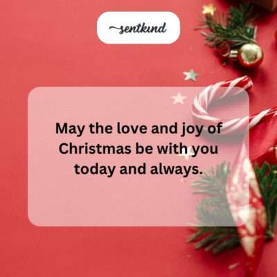 Christmas love and joy always.