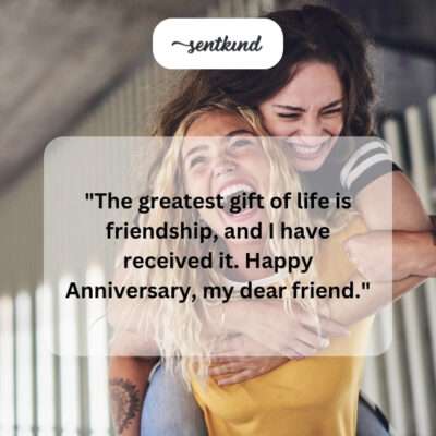 Friendship as a gift.