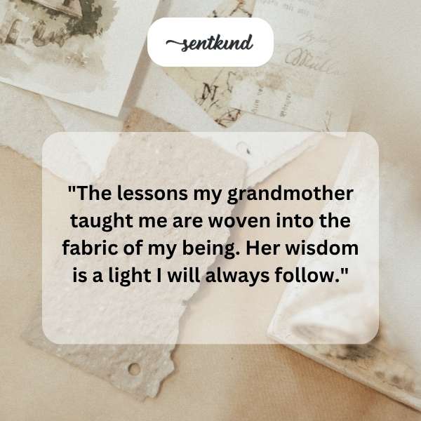 A vintage photograph captures an elderly woman with intelligent eyes, a gentle smile, and an aura of quiet strength.
