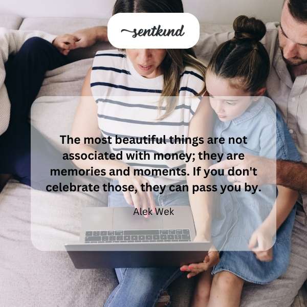 A family embracing tightly, surrounded by softly glowing hearts.