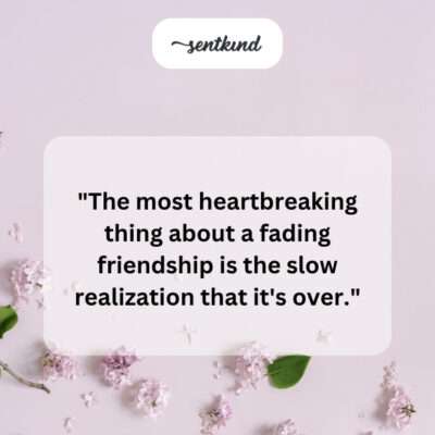 Slow ending.