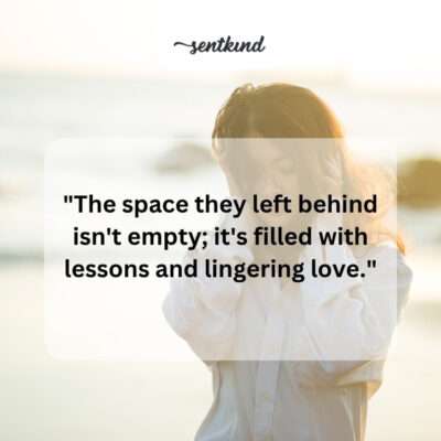Space filled with lessons and lingering love.