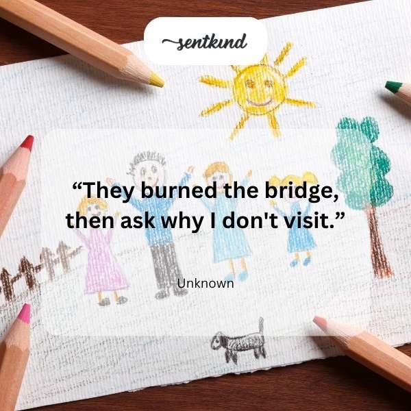 A solitary figure is shown falling against a stark background, with shadowy, indistinct figures standing by, seemingly observing their descent.