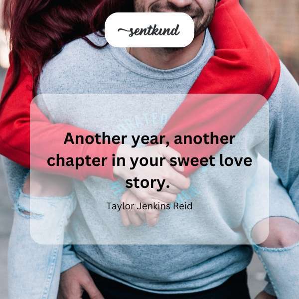 A couple lovingly embracing while reading a book together.