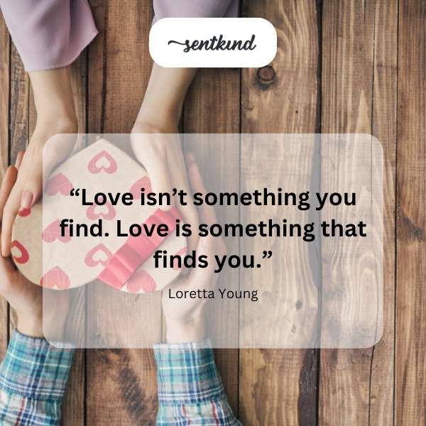 Romantic script text art depicting a love quote.