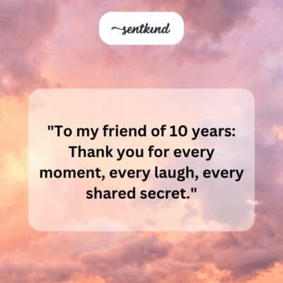 Thank you for 10 years.