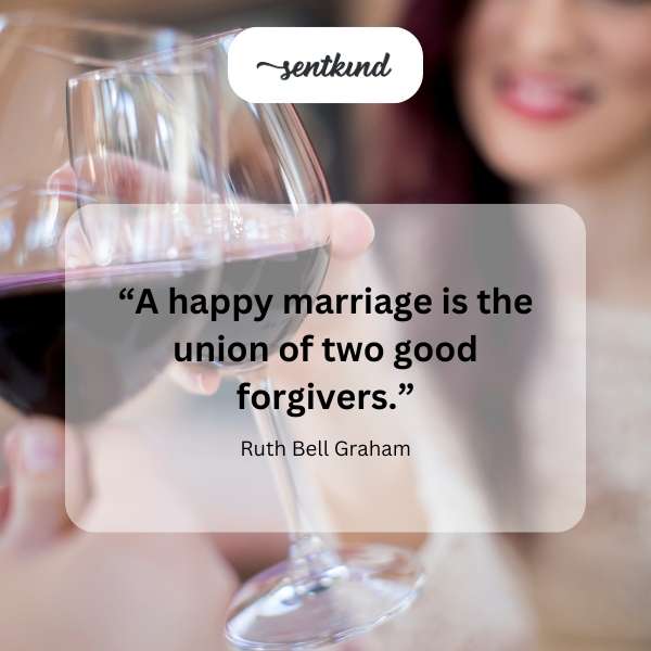 Two intertwined hands symbolize forgiveness and unity in marriage.