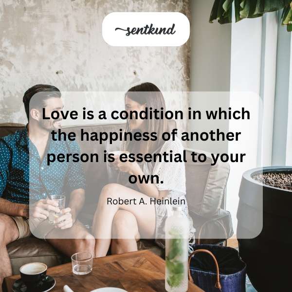 Two intertwined hearts symbolize affection and shared joy.