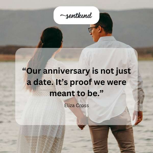 Romantic couple celebrating their anniversary with a toast.