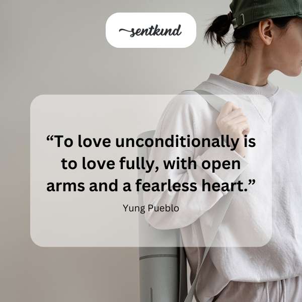 An abstract representation of an open heart, symbolizing unconditional love.